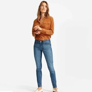 Everlane Medium Wash Skinny Ankle Jeans 30